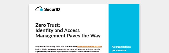 Zero Trust: Identity and Access Management Paves the Way PDF